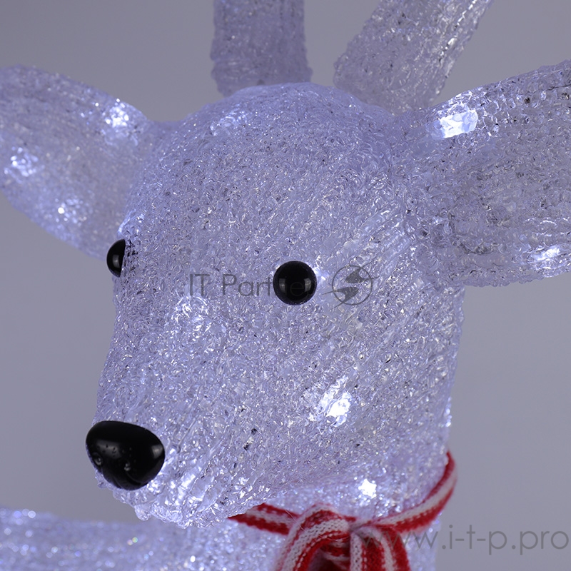 Акриловая светодиодная фигура Северный олень 95х69х30 см, 420 светодиодов, IP65 понижающий трансформатор в комплекте, NEON-NIGHT