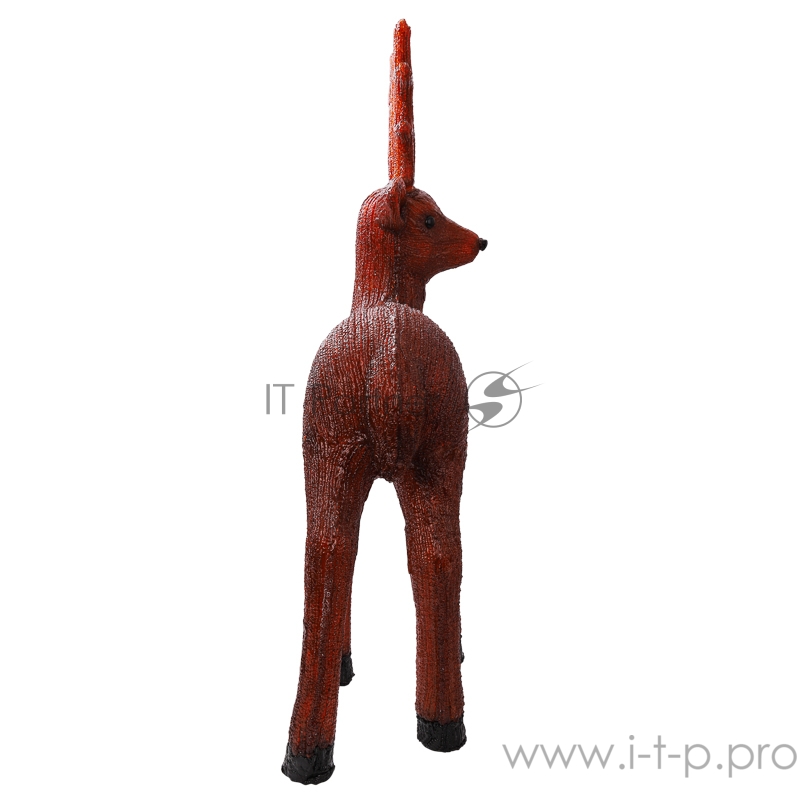 Акриловая светодиодная фигура Бурый олень 100 см, 380 светодиодов, IP 65, понижающий трансформатор в комплекте, NEON-NIGHT