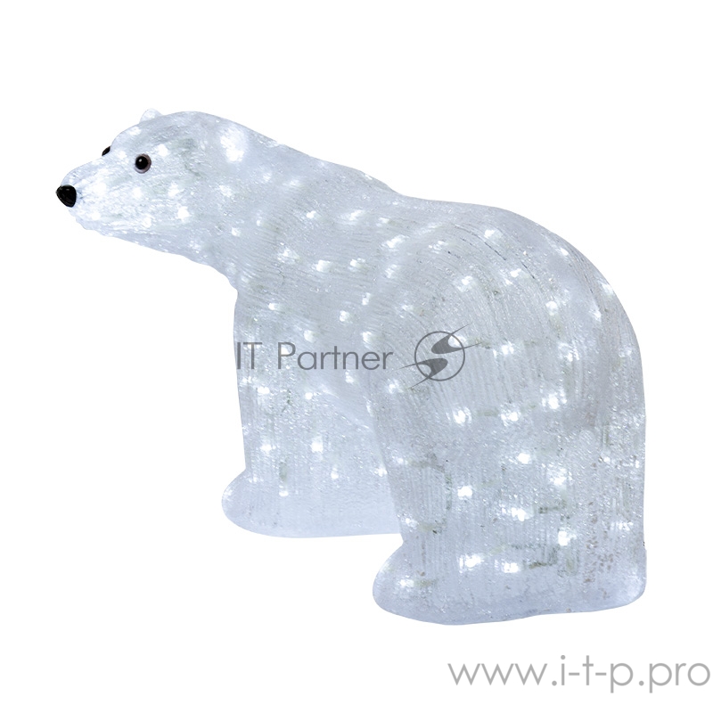 Акриловая светодиодная фигура Мишка 60 см, 200 светодиодов, IP65, понижающий трансформатор в комплекте, NEON-NIGHT