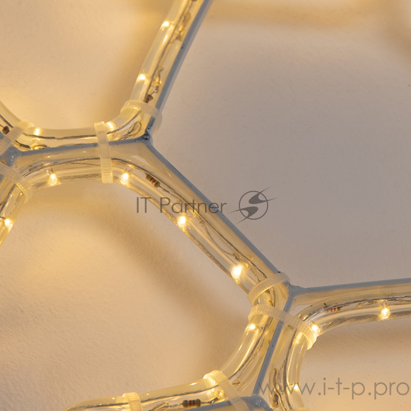 Фигура Снежинка, цвет ТЕПЛЫЙ БЕЛЫЙ, размер 30х28см