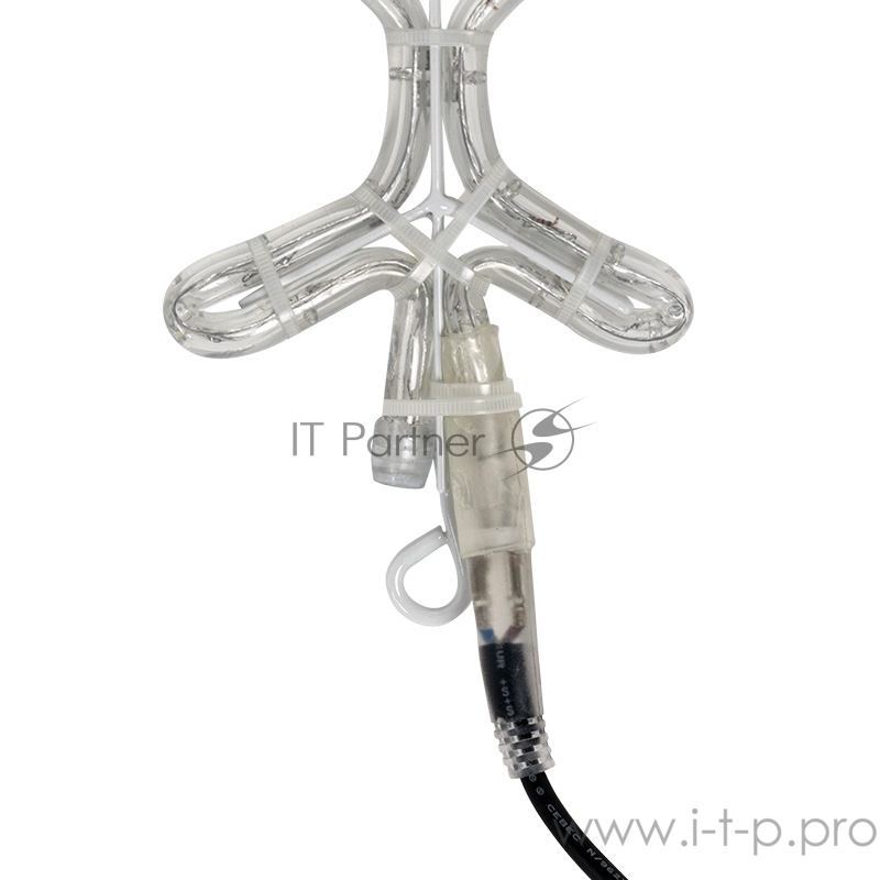 Фигура Снежинка, цвет ТЕПЛЫЙ БЕЛЫЙ, размер 30х28см