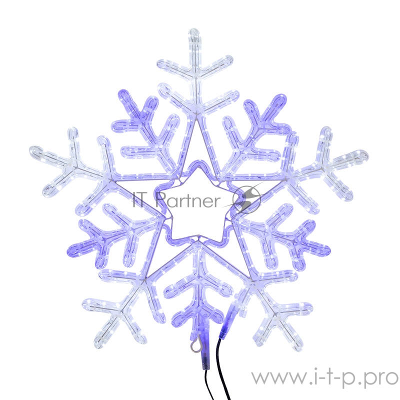 Фигура световая Снежинка цвет белая/синяя, размер 60*60 см, с контролером NEON-NIGHT