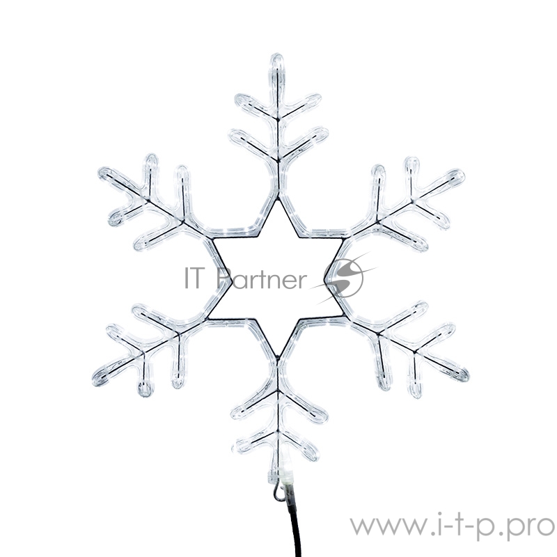 Фигура Снежинка цвет белый, размер 45*38 см NEON-NIGHT