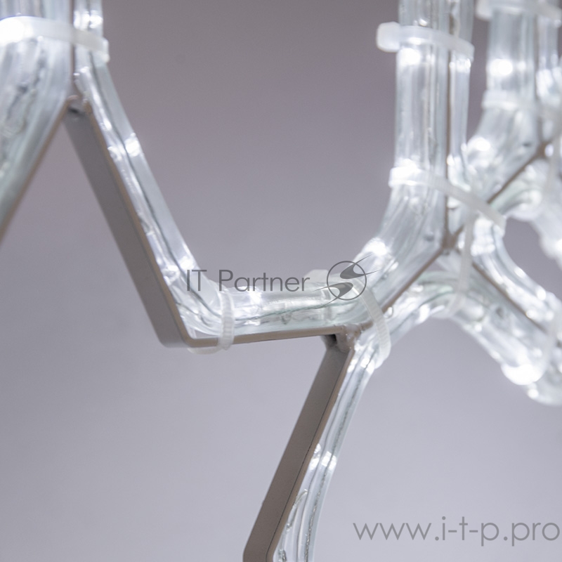 Фигура Снежинка цвет белый, размер 45*38 см NEON-NIGHT