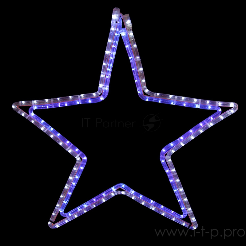 Фигура световая Звезда цвет белый/синий, размер 56 х 60 см NEON-NIGHT