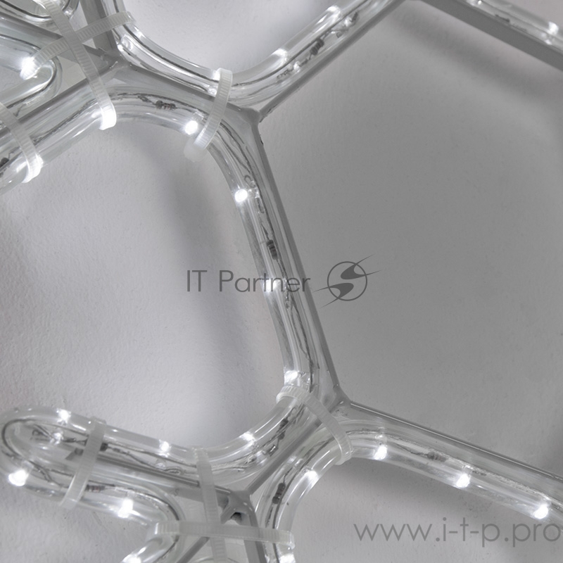 Фигура световая Снежинка цвет белый, размер 55*55 см, мерцающая NEON-NIGHT