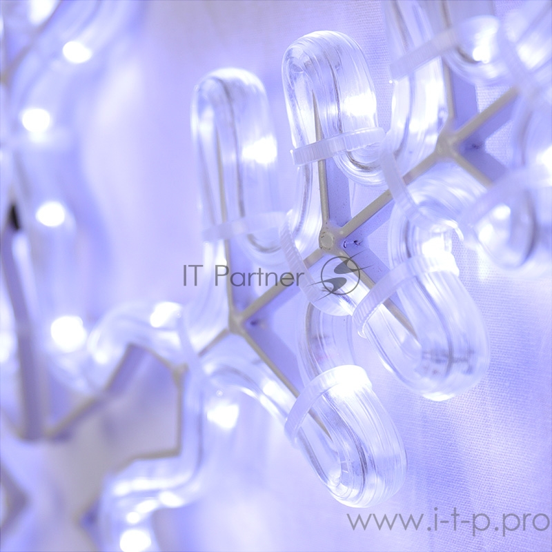 Фигура световая Снежинка резная цвет белый, размер 45*38 см NEON-NIGHT