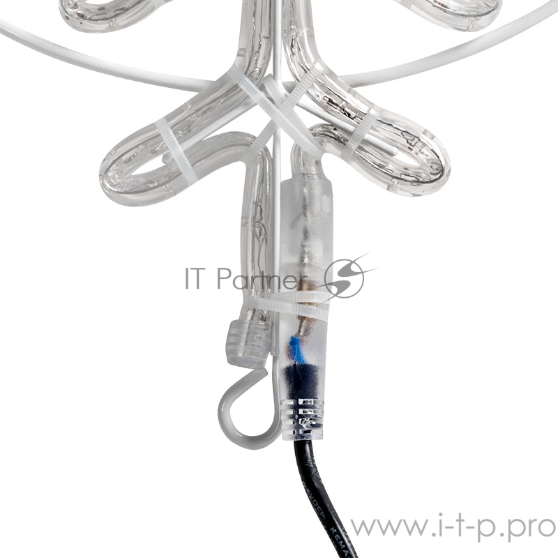 Фигура Снежинка цвет ТЕПЛЫЙ БЕЛЫЙ, размер 55*55 см NEON-NIGHT