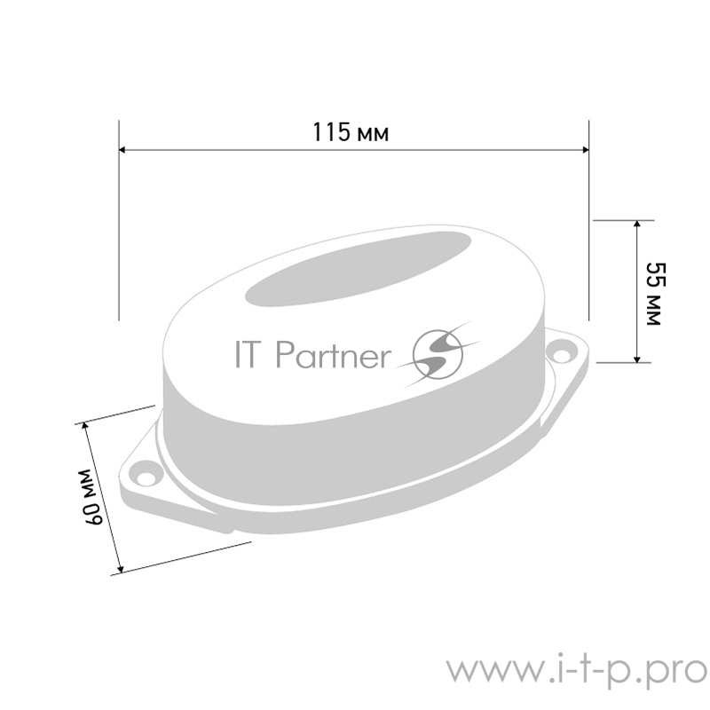 Лампа-строб накладная 30 LED зеленая