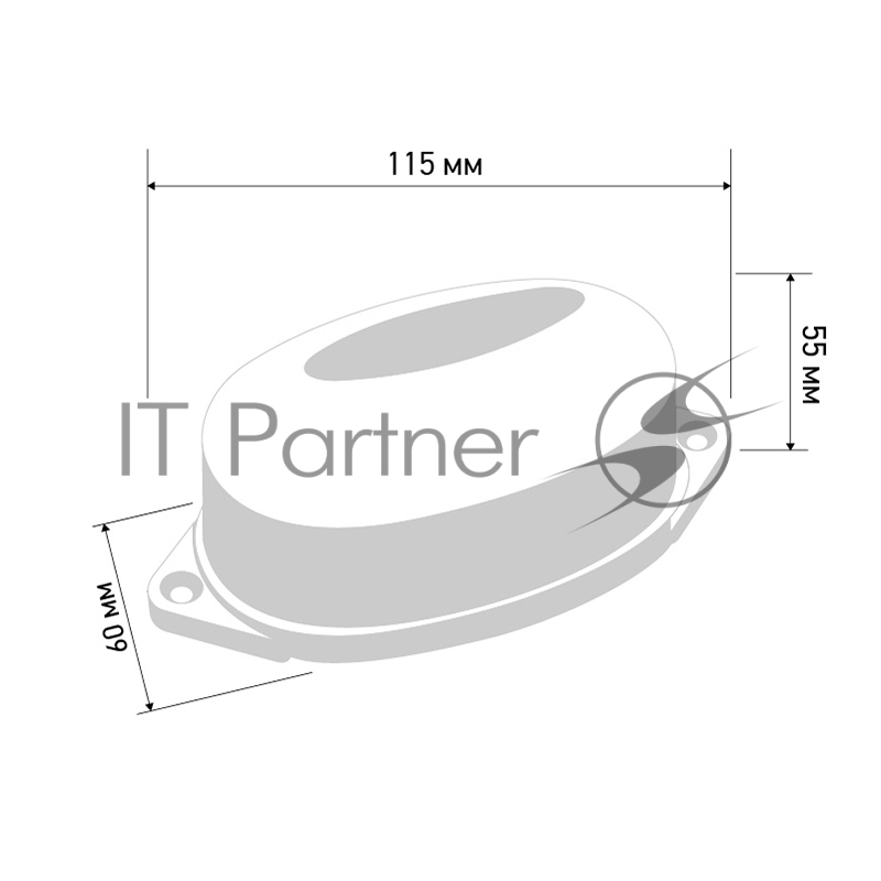 Лампа-строб накладная 30 LED желтая
