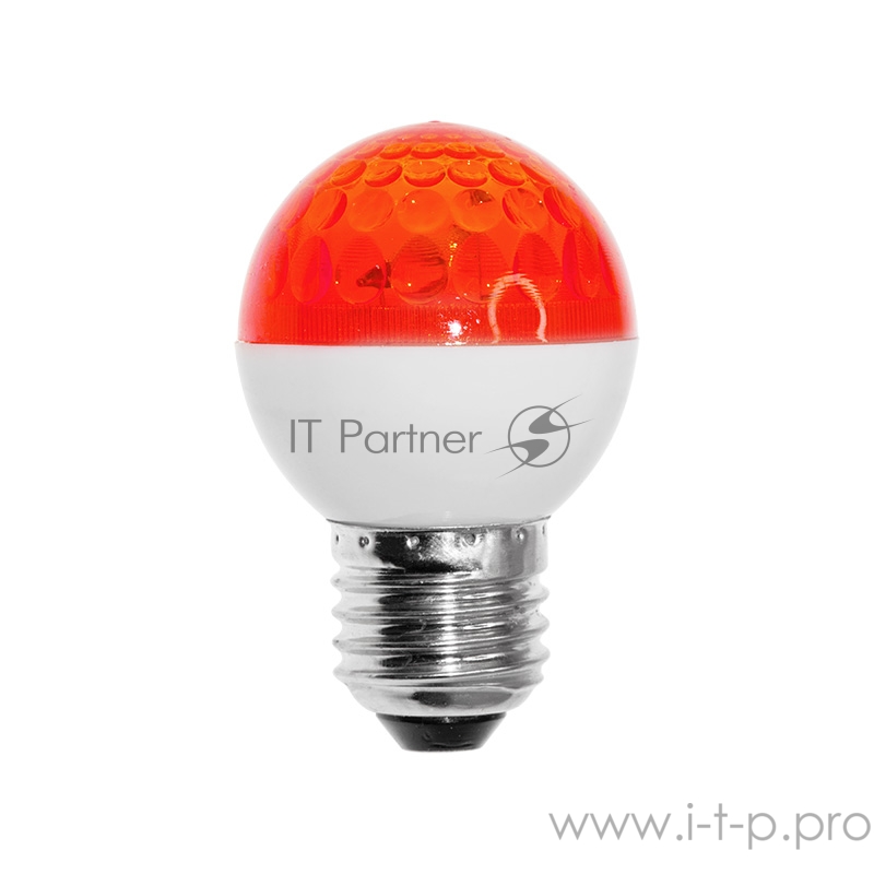 Лампа строб e27 Ø50мм красная