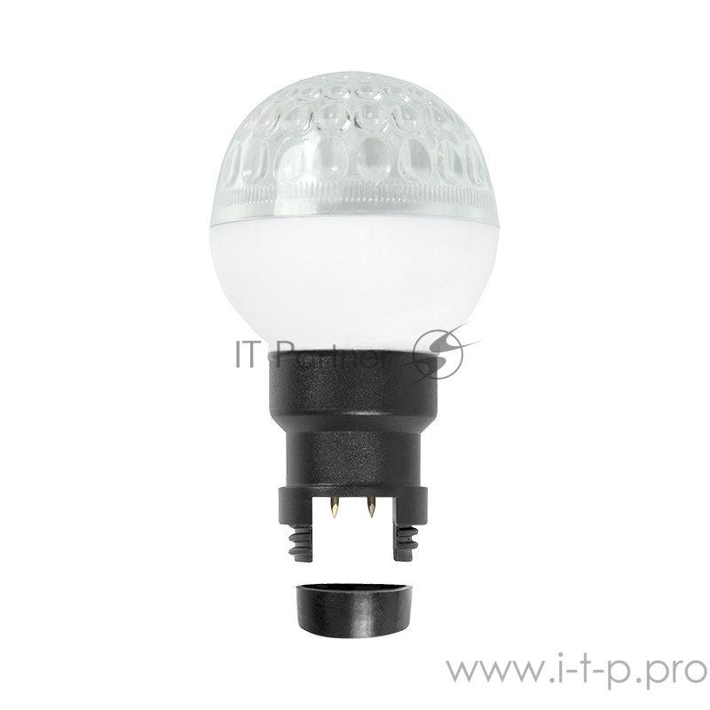 LED Лампа строб вместе с патроном для белт-лайта Ø50мм белая