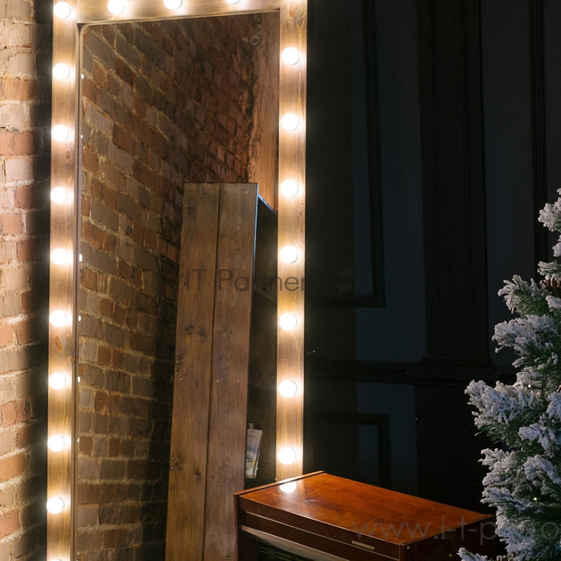 Лампа шар e27 5 LED Ø45мм - ТЕПЛЫЙ БЕЛЫЙ