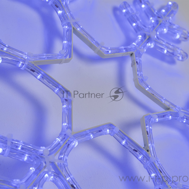 Фигура Снежинка LED Светодиодная, без контр. размер 55*55см, СИНЯЯ NEON-NIGHT