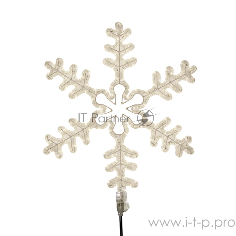Фигура Большая Снежинка цвет ТЕПЛЫЙ БЕЛЫЙ, размер 95*95 см NEON-NIGHT