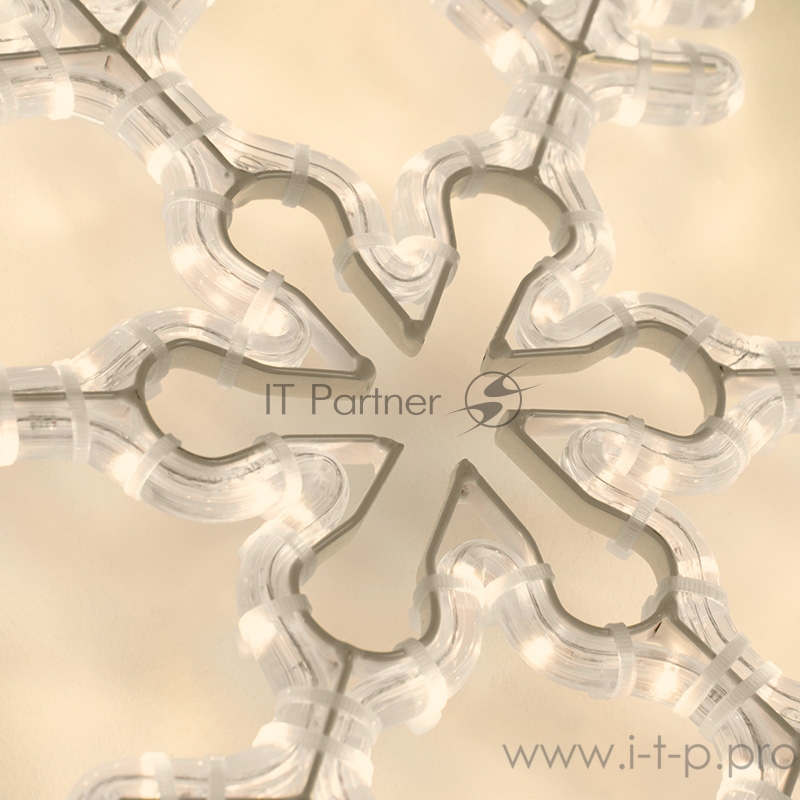 Фигура Большая Снежинка цвет ТЕПЛЫЙ БЕЛЫЙ, размер 95*95 см NEON-NIGHT