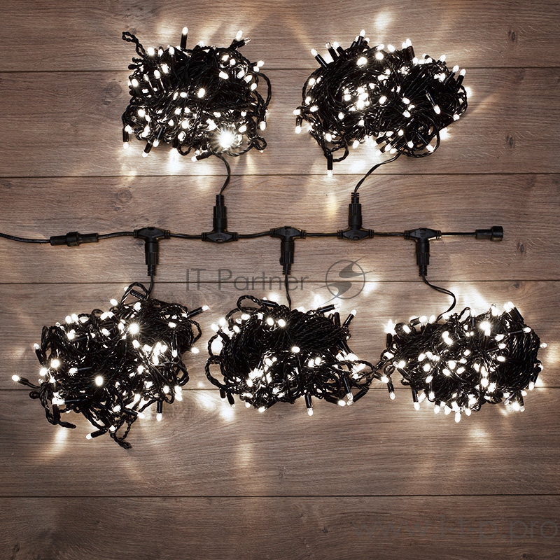 Гирлянда LED ClipLight 24V, 5 нитей по 20 метров, цвет диодов Белый