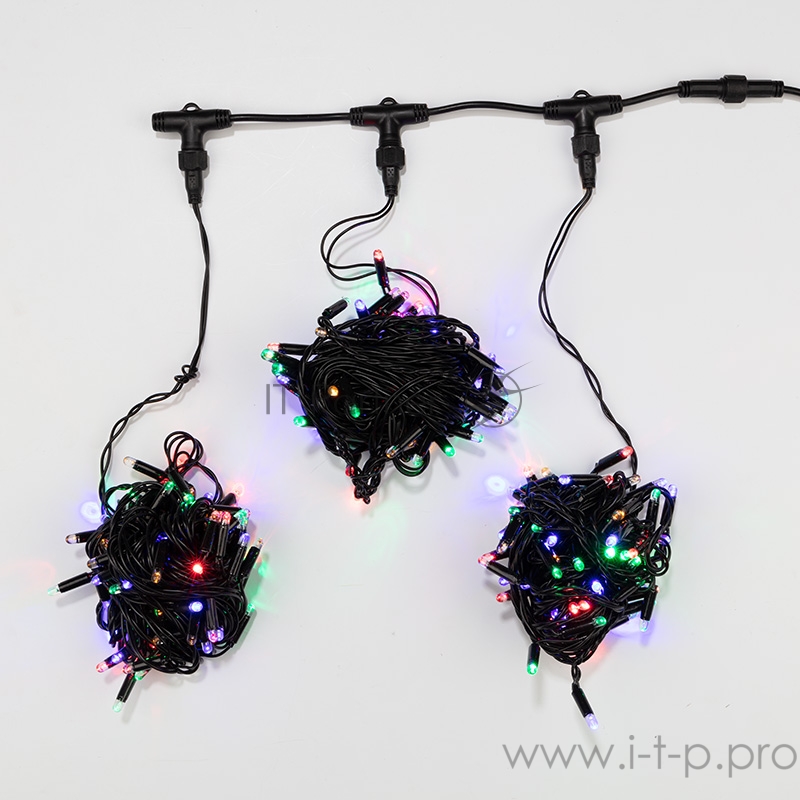 Гирлянда LED ClipLight 24V, 3 нити по 10 метров, цвет диодов Мульти