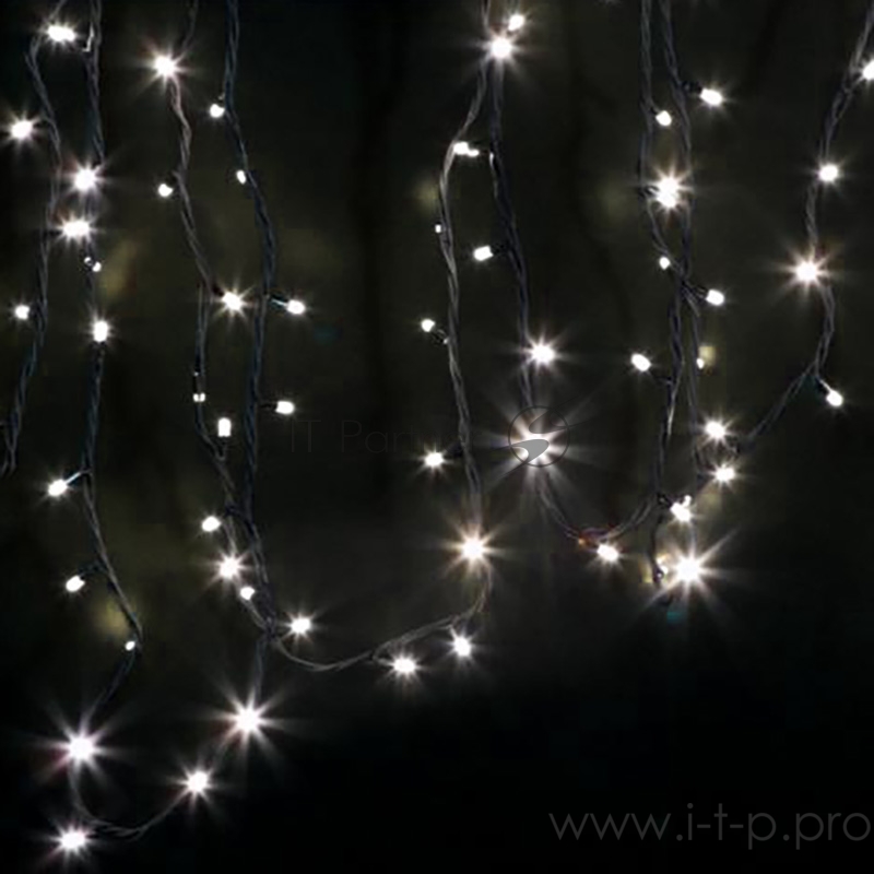 Гирлянда модульная Дюраплей LED 20м 200 LED черный ПВХ, ТЕПЛЫЙ БЕЛЫЙ 24В