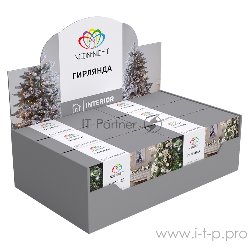 Гирлянда Твинкл Лайт 10 м, темно-зеленый ПВХ, 80 LED, цвет: Синий