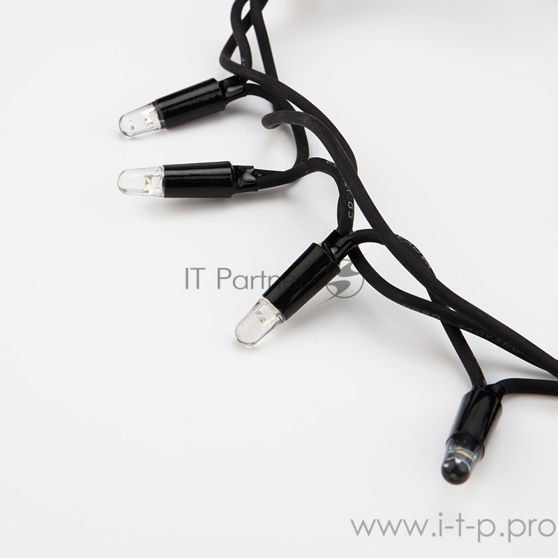 Гирлянда «Кластер» 10 м, 200 LED, черный каучук, IP67, соединяемая, цвет свечения белый NEON-NIGHT