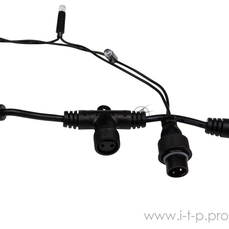 Гирлянда Светодиодный Дождь 2х3м, постоянное свечение, черный провод, 230 В, диоды ЗЕЛЁНЫЕ, 760 LED