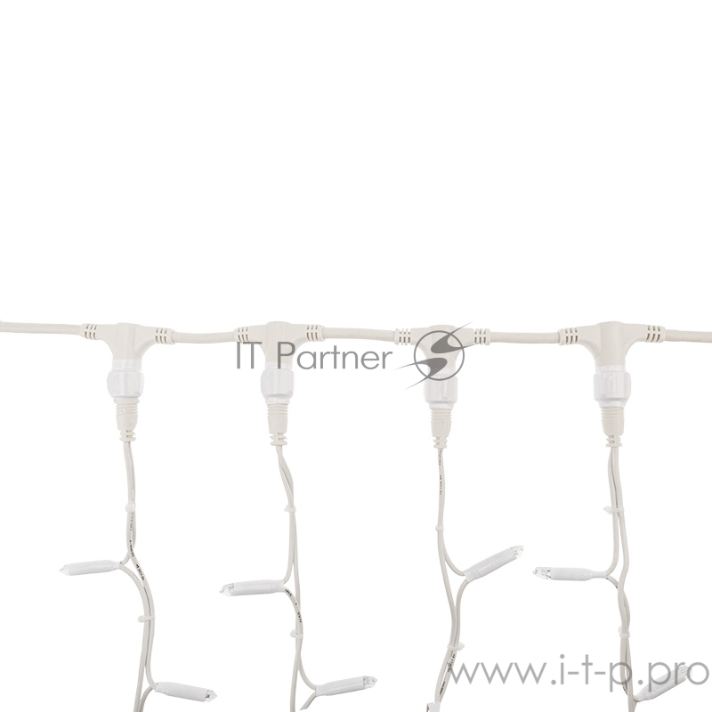 Гирлянда Светодиодный Дождь 2х1,5м, постоянное свечение, белый провод КАУЧУК, 230 В, диоды ТЕПЛЫЙ БЕЛЫЙ, 360 LED