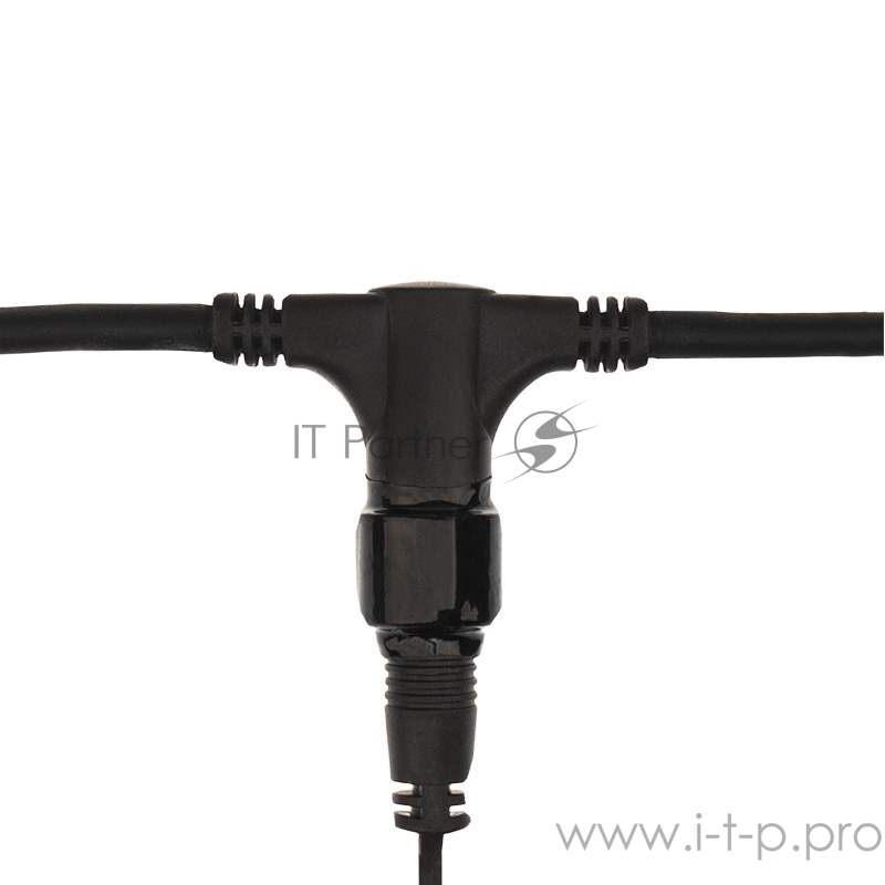 Гирлянда Светодиодный Дождь 2х1,5м, постоянное свечение, черный провод КАУЧУК, 230 В, диоды БЕЛЫЕ, 360 LED