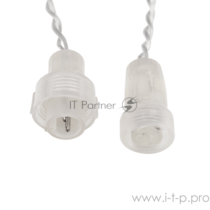 Гирлянда Светодиодный Дождь 2х1,5м, прозрачный провод, 230 В, диоды RGB, 300 LED свечение с динамикой при приобретении контроллера 245-907