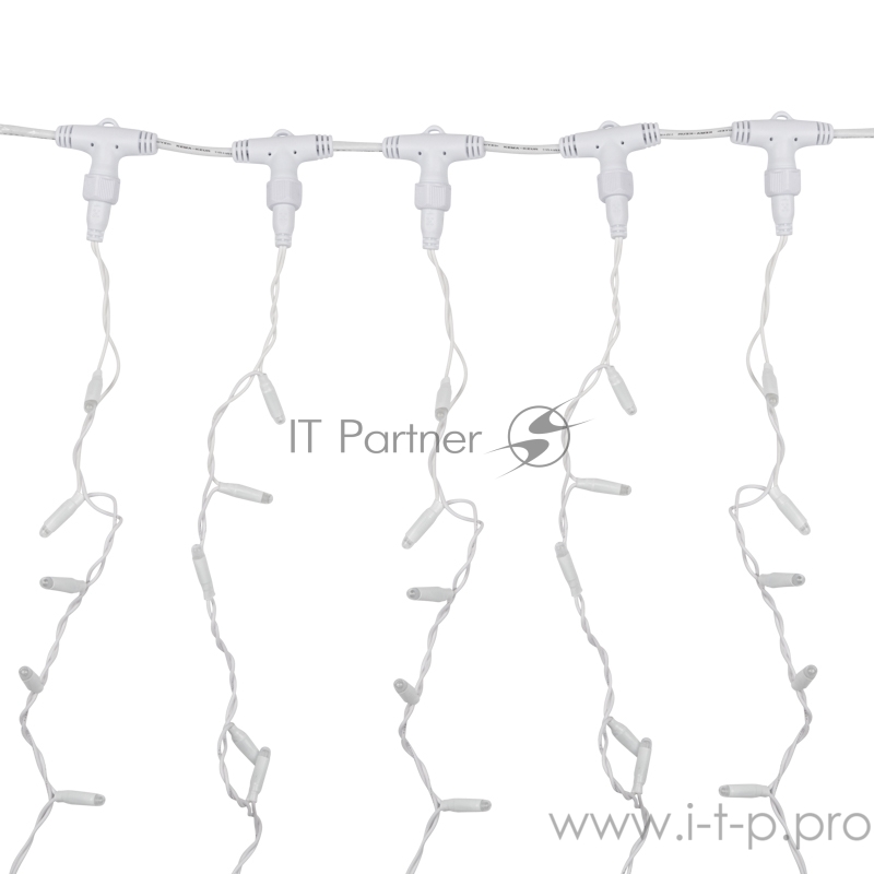Гирлянда Светодиодный Дождь 2х1,5м, эффект мерцания, белый провод, 230 В, диоды БЕЛЫЕ, 360 LED