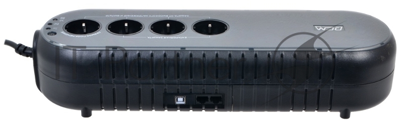 ИБП (UPS) 850ВА Powercom WOW-850U, черный (USB)