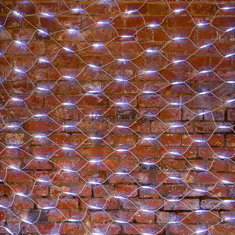 Гирлянда Сеть 2x3м, белый КАУЧУК, 432 LED Белые