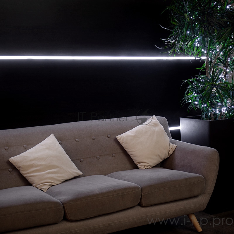 Гибкий неон LED SMD 8х16 мм, двухсторонний, белый, 120 LED/м, 5 м