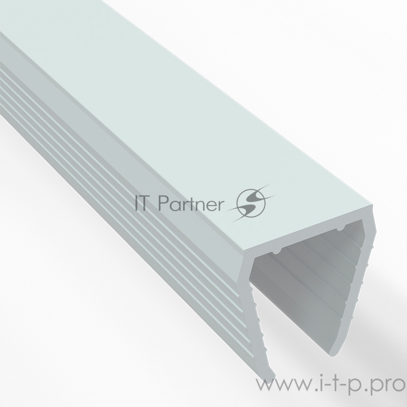Короб пластиковый для гибкого неона 8х16 мм, длина 1 метр