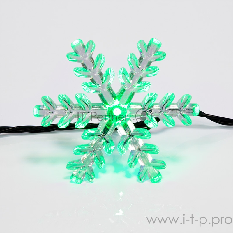 Гирлянда светодиодная Снежинки 30 LED МУЛЬТИКОЛОР 4,4 метра с контроллером