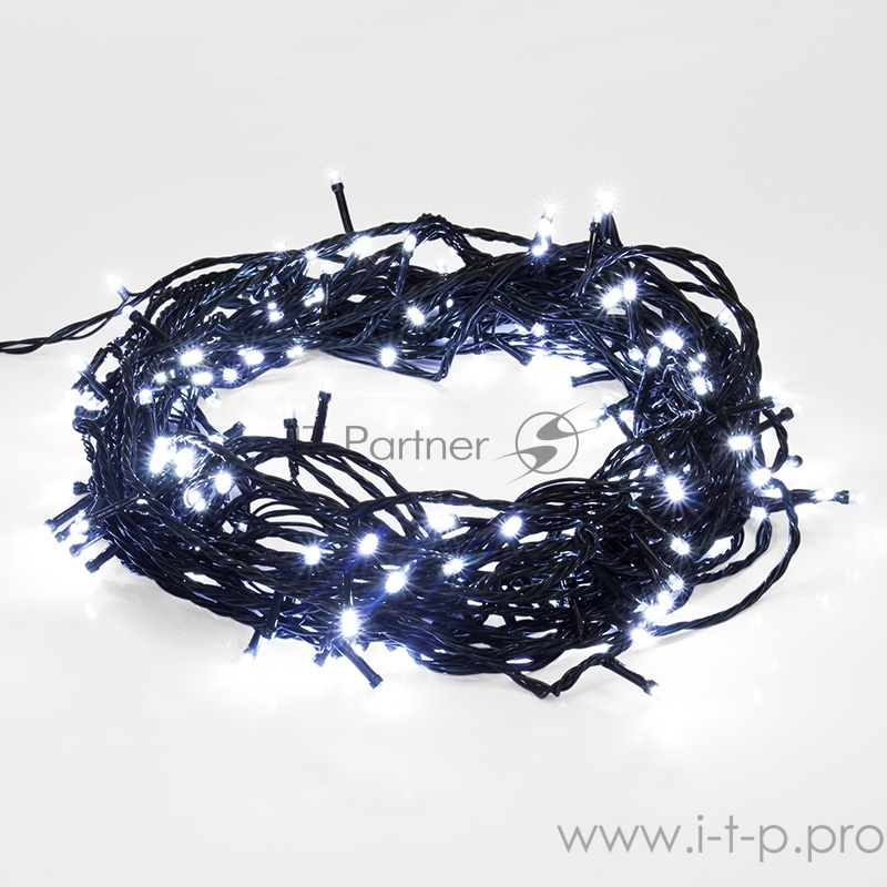 Гирлянда светодиодная универсальная 200 LED БЕЛЫЕ 20 метров, с контроллером