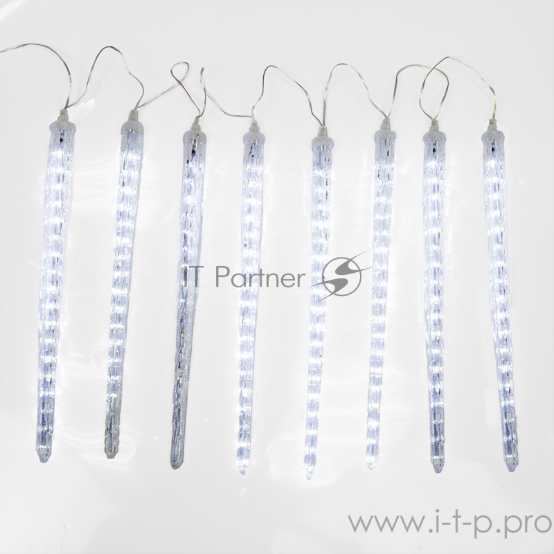 Гирлянда светодиодная Сосульки 230В, комплект 8 шт х 42 см, 36x8 LED, не соединяются