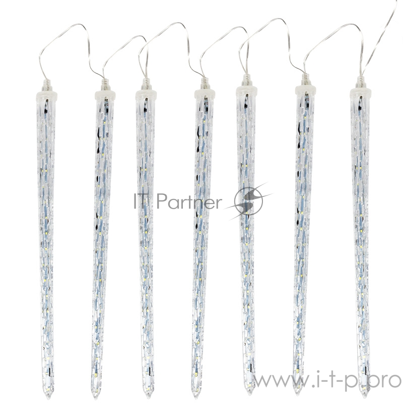 Гирлянда светодиодная Сосульки 230В, комплект 8 шт х 42 см, 36x8 LED, не соединяются