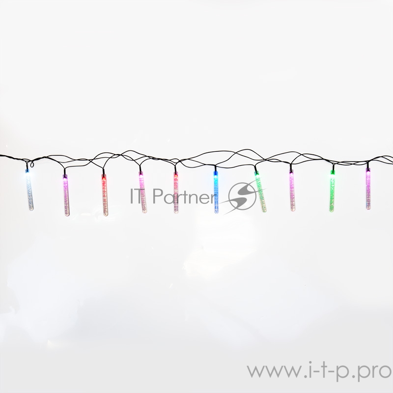 Гирлянда светодиодная Палочки с пузырьками 20 палочек, цвет: мультиколор, 2 метра