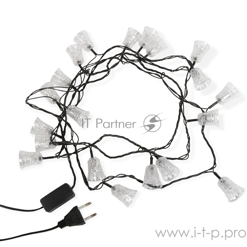 Гирлянда светодиодная Колокольчики 20 LED RGB 2,8 метра