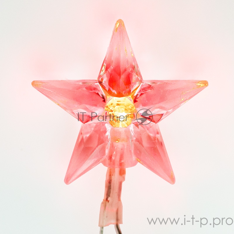 Гирлянда светодиодная Звездочки 20 LED КРАСНЫЕ 2,8 метра