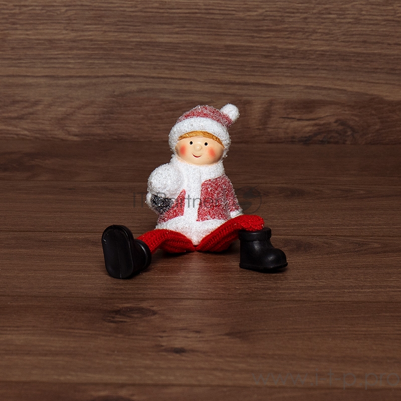 Керамическая фигурка «Мальчик» с подвесными ножками 6.6х5.5х9.5 см