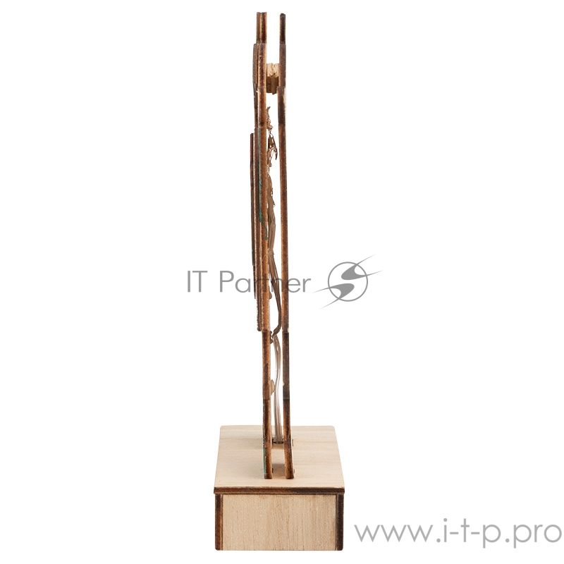 Деревянная фигурка с подсветкой «Дед Мороз» 18 см NEON-NIGHT