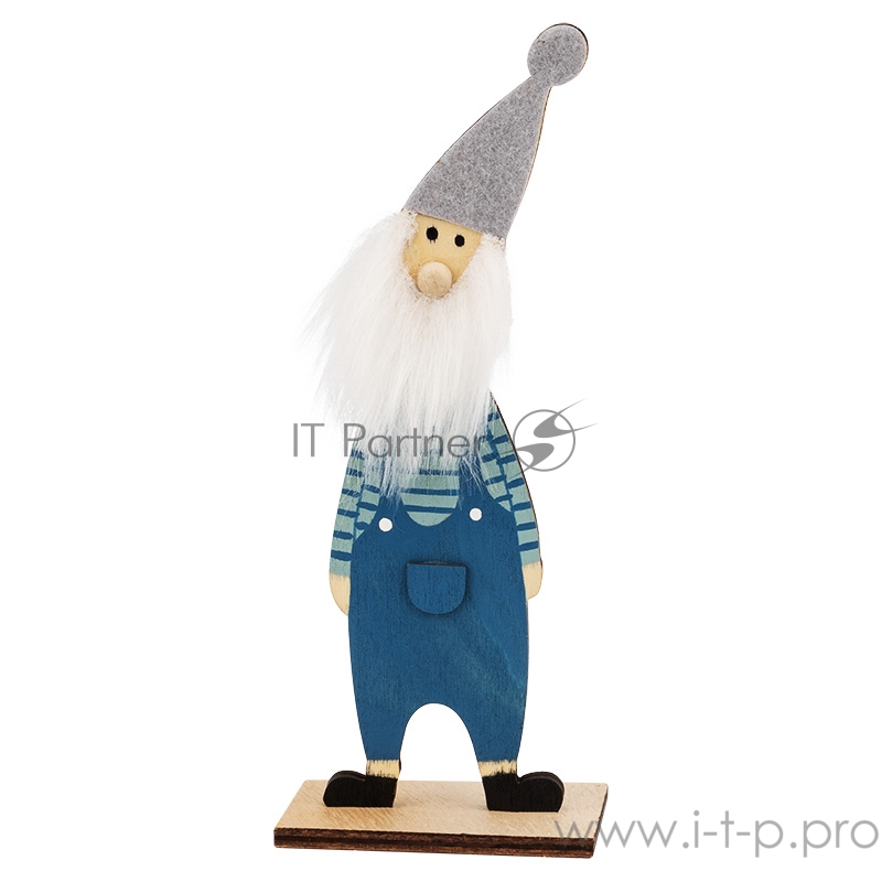 Деревянная фигурка «Гномик-бородач» 7x4,5x18 см NEON-NIGHT