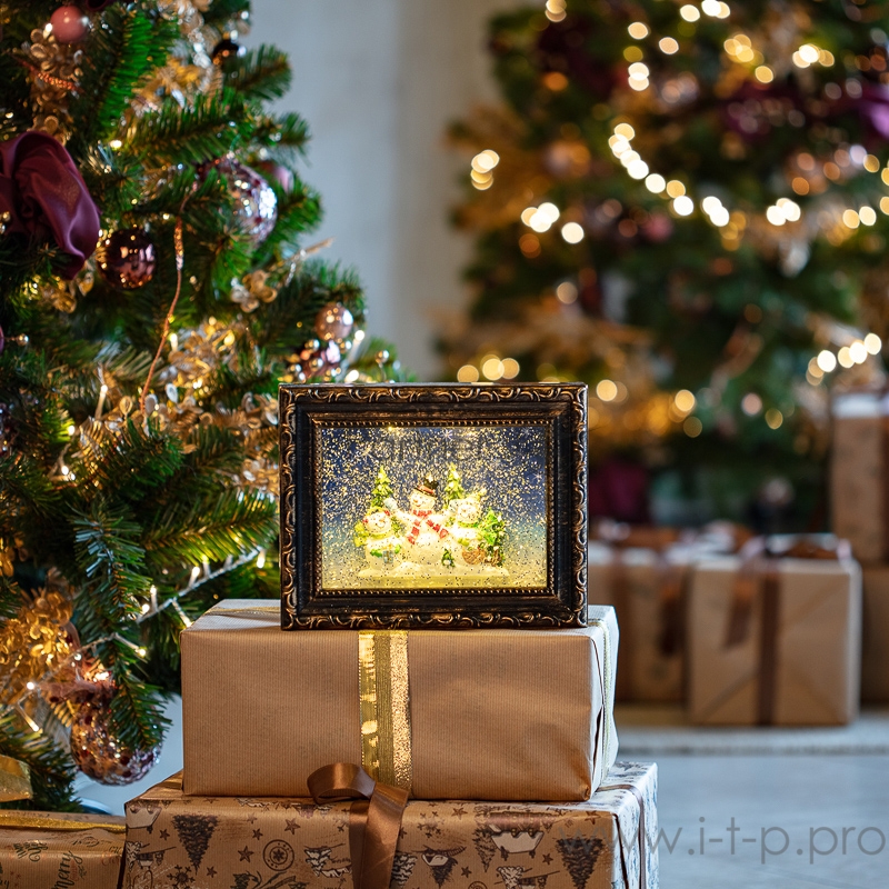 Декоративный светильник «Картина» с эффектом снегопада NEON-NIGHT