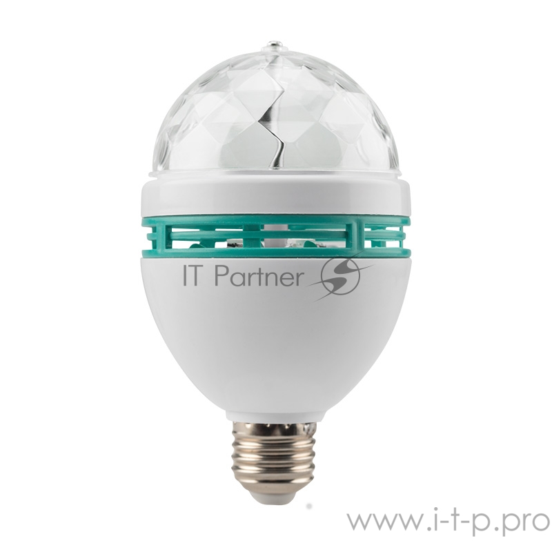 Диско-лампа светодиодная e27, подставка с цоколем e27 в комплекте, 230 В