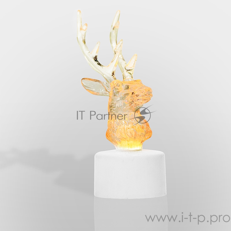 Фигура светодиодная на подставке Олень, RGB