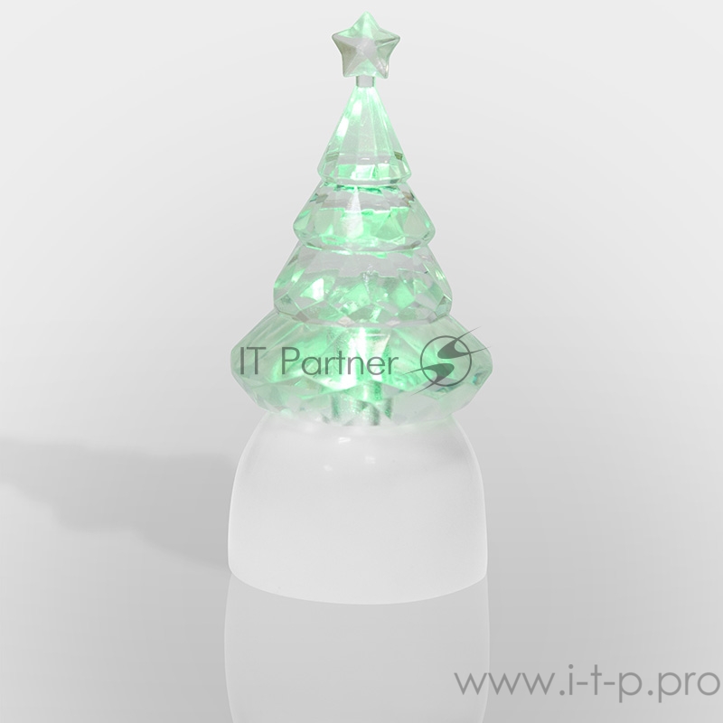 Фигура светодиодная на подставке Ёлочка Кристалл, RGB