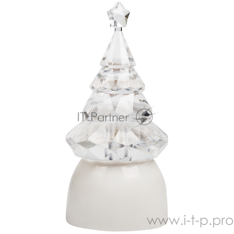 Фигура светодиодная на подставке Ёлочка Кристалл, RGB