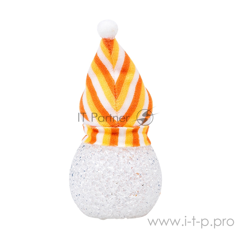 Фигура светодиодная Снеговик 10см, RGB